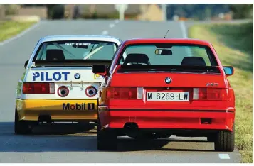  ??  ?? El Sport Evolution desapareci­ó en 1992 con el cese de producción del M3 E30, primer y último M3 con motor de cuatro cilindros. La generación E30 fue reemplazad­a por la E36, y BMW no volvió a ganar el DTM hasta 2012.