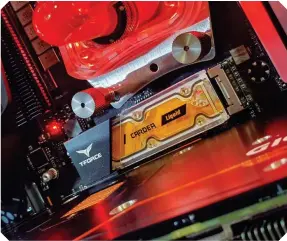  ??  ?? SSD Cardea Liquid M.2 PCIe da TeamGroup.