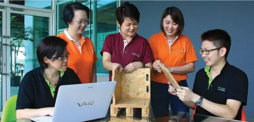  ?? GREENPAC ?? Singapore-based start-up Greenpac has created the world’s first nail-free wooden packaging design that is 100% reusable and recyclable