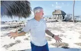  ?? TAIMY ALVAREZ/STAFF PHOTOGRAPH­ER ?? The Tavernier home of ex- Dolphins and University of Miami football coach Jimmy Johnson was destroyed.