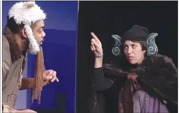  ?? (Courtesy photo) ?? “The kids love it because they are invited to help the trolls retell the story and get to witness two characters who start the play arguing and by the end become friends,” says Trike Theatre’s Kassie Misiewicz of the fan favorite “Three Billy Goats Gruff.”