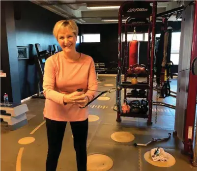  ?? FOTO: PRIVAT ?? Kristiansa­nderen Elisabeth Haaversen (65) har fått et mye bedre liv etter at hun kom ordentlig i gang med trening for fire år siden.