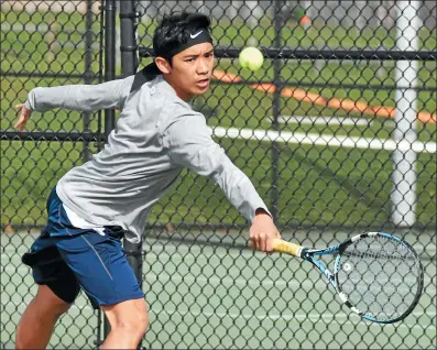  ?? BARRY TAGLIEBER - MNG FILE ?? Spring-Ford’s Malchu Pascual was a two-time PAC Singles champion and would have been favored to make it three if not for the COVID-19pandemic cancelling the spring sports season.