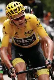  ?? Yoan Valat / EPA ?? Chris Froome leads Fabio Aru by 18 seconds