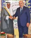  ?? AFP ?? Kuwait’s Crown Prince Sheikh Mishal Al-Ahmad with Algerian President Abdelmadji­d Tebboune in Algiers.