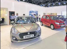  ?? RAMESH PATHANIA/MINT ?? Wholesale despatches of passenger vehicles slumped 23.7% yearon-year in September.