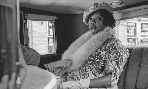  ?? Netflix via Washington Post ?? Viola Davis, who plays the title role in “Ma Rainey's Black Bottom,” offers an uncensored deep-dive into her past in her memoir, “Finding Me.”