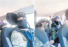  ??  ?? Desde inicios de esta semana, en redes sociales circula un video donde presuntos integrante­s del CJNG amenazan a quienes delinquen en la GAM.