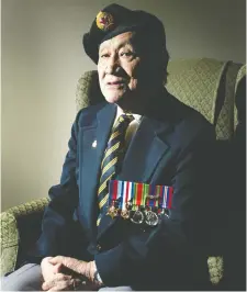  ?? JEAN LEVAC FILES ?? Jack Nakamoto was determined to serve his country in the Second World War, but was rejected at recruiting centres from B.C. to Quebec. He finally enlisted in June 1940.