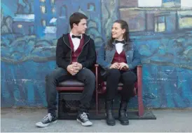  ?? | NETFLIX ?? Dylan Minnette and Katherine Langford star in “13 Reasons Why.”