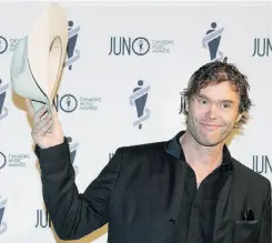  ?? LIAM RICHARDS/ THE CANADIAN PRESS ?? Corb Lund at the 2013 Juno Gala in Regina on April 20: Lund has added a mayor’s award to his list of honours.