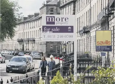  ?? PICTURE: TOBY WILLIAMS ?? House prices in Edinburgh are set to surge by almost a quarter