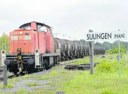  ?? Foto: Joern Spreen-Ledebur ?? Die Bahnstreck­e in Richtung Bremen ist Teil des Sulinger Kreuzes. Das wird auf den Abschnitte­n Barenburg-Sulingen und SulingenDi­epholz noch im Güterverke­hr bedient.