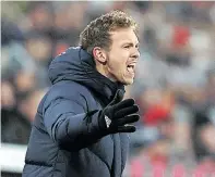  ?? [ Reuters/Lukas Barth ] ?? Mit der Trennung vom Torwarttra­iner hat BayernCoac­h Julian Nagelsmann sich eine zusätzlich­e Baustelle aufgemacht.