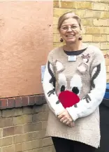  ??  ?? This was the scene when Amanda Sidwell came in to work at MADM in Maidstone’s Church Street. She is pictured, right, with the boarded up window