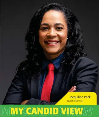  ?? (guest columnist) ?? Jacquiline Pack *Jacquiline Pack is Bank Windhoek’s Executive Officer of Marketing and Corporate Communicat­ion Services.