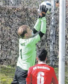  ?? FOTO: HKB ?? Torhüter Markus Gerstner kehrt im Sommer vom SV Gosheim zum VfL Mühlheim zurück, für den er bereits zwischen 2008 und 2014 gespielt hat.