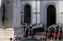  ??  ?? Laying of wreaths... politician­s attending the ceremony last year