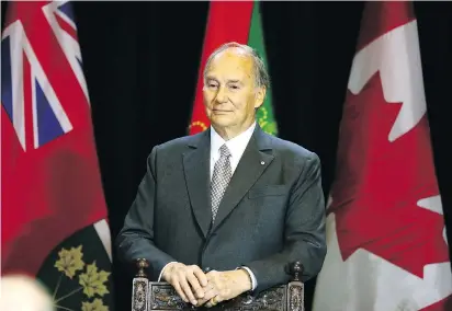  ?? DAVE ABEL/POSTMEDIA ?? The Aga Khan will visit Canada this month to celebrate his 60th anniversar­y as spiritual leader of Ismaili Muslims.