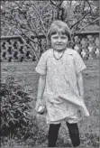  ?? Provided photos ?? marion manchester’s 90th birthday. marion manchester, age 7, at the troy orphan Asylum.
