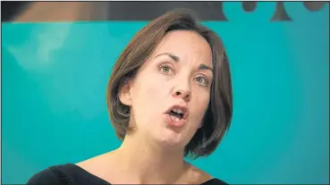  ??  ?? Scottish Labour leader Kezia Dugdale was speaking about Brexit and independen­ce at University College, London