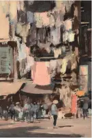  ??  ?? Edward Seago (British 19101974), Street in Hong Kong, sold for £44,000 (exc. fees) in Dreweatts 1759 March Modern & Contempora­ry auction