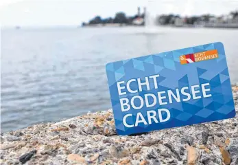  ?? ARCHIVFOTO: FELIX KÄSTLE ?? Die Einführung der Echt-Bodensee-Card (EBC) läuft alles andere als rund. Zuletzt hat eine Aussage des Landrats bei den EBC-Gegnern für einen Aufschrei gesorgt.