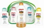  ??  ?? Pigeon Skincare Combo Pack, R144.99, baby stores, pharmacies, selected retail outlets, online stores