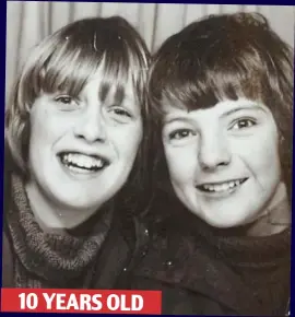  ?? ?? 1972: Keith (left) and Martin paid 20p for their first close-up at a photobooth near the pick ’n’ mix at Woollies in Lincoln