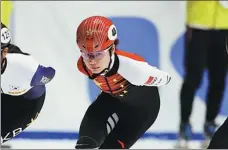  ?? XINHUA / AFLO SPORT / GETTY IMAGES ?? From top down: Wu Dajing, Ren Ziwei, Fan Kexin and Han Yutong will spearhead China’s challenge at this week’s ISU World Cup leg at the Capital Indoor Stadium in Beijing. An elite internatio­nal field will begin their battle for Olympic qualificat­ion spots at the meet, which will also act as a test event for next year’s Winter Games.