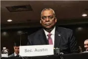  ?? New York Times file photo ?? Defense Secretary Lloyd Austin objects to giving the Hague Court evidence on Russian war crimes, fearing that Americans also could be probed.