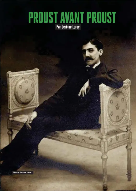  ??  ?? Marcel Proust, 1896.