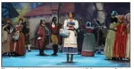  ?? (ABC via AP/Christophe­r Willard) ?? The musician who goes by the name H.E.R. stars as Belle in “Beauty and the Beast: A 30th Celebratio­n,” which debuted on ABC on Dec. 15 and is now streaming on Disney+.