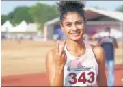  ?? AFI ?? Middle distance runner Harmilan Kaur Bains.