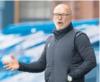  ??  ?? Ross County boss John Hughes is “taking the positives” from the game