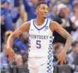  ?? THOMAS JOSEPH, USA TODAY SPORTS ?? If the Knicks stick with the triangle, Malik Monk is a guard who could excel in it.