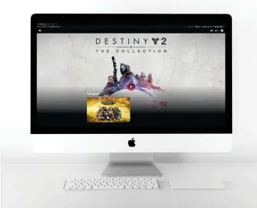  ??  ?? Davon konnte man bislang nur träumen: Mit Stadia von Google lassen sich Hits wie etwa Destiny 2 auch auf dem Mac spielen.