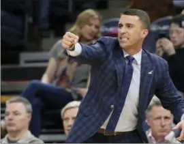  ?? JIM MONE — THE ASSOCIATED PRESS ?? Hired: The Minnesota Timberwolv­es and Ryan Saunders are finalizing a contract to make the 33 year-old their permanent head coach.