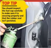  ??  ?? 28 LUBRICATE ALL LOCKS All the locks, catches and hinges should be lubricated during servicing – it’s often skipped, so it may not have been done for a while. The result is that items can get stiff or seize up completely. Use spray grease or household oil from a can, with an extension nozzle to get deep into things.