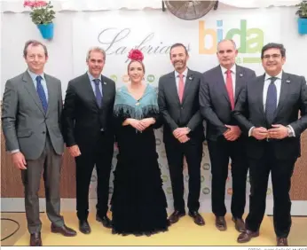  ?? FOTOS: JUAN CARLOS MUÑOZ ?? Miguel Valdés, Joaquín Luño, Matilde Sánchez, Jesús Porres, Eduardo Padilla y Nacho Pérez.