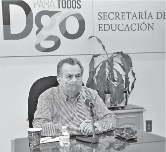  ?? /ARCHIVO ?? Rubén Calderón Luján, secretario de Educación del Estado.