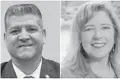  ??  ?? Incumbent Joy Goff-Marcil (D) and Bob Cortes (R) for Florida House District 30.