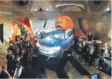  ??  ?? BMW’s new X7 luxury SUV is unveiled at a black-tie function at Cape Town’s Zeitz Museum of Contempora­ry Art Africa. Below: The flagship BMW X7 M50d has a six-cylinder in-line diesel powerplant under its hood, delivering 294kW and 760Nm.