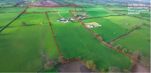  ??  ?? The 55ac dairy farm located near Delvin is guided at €600,000