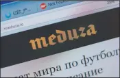  ?? ?? ‘MEDUZA’. Portal perseguido por el Kremlin.