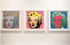  ?? COLE BURSTON/TORONTO STAR ?? Andy Warhol Revisited is on at TD Canada Trust until Dec. 31.