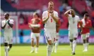  ?? Images ?? Harry Kane joins his teammates in applauding England fans at Wembley on Sunday after arguably his worst internatio­nal outing. Photograph: Frank Augstein/AFP/Getty