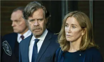  ?? Photograph: Joseph Prezioso/AFP via Getty Images ?? William H Macy and Felicity Huffman.