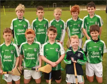  ??  ?? The Naomh Eanna Under-10 team at the Noel O’Brien Memorial tournament in Monamolin.