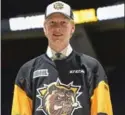  ?? GARY YOKOYAMA, THE HAMILTON SPECTATOR ?? Connor Roberts was Hamilton’s first-round selection, third overall, at the OHL draft.